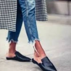 MARC FISHER Ltd. Women's BLACK SUEDE Shiloh Size 7 MULES